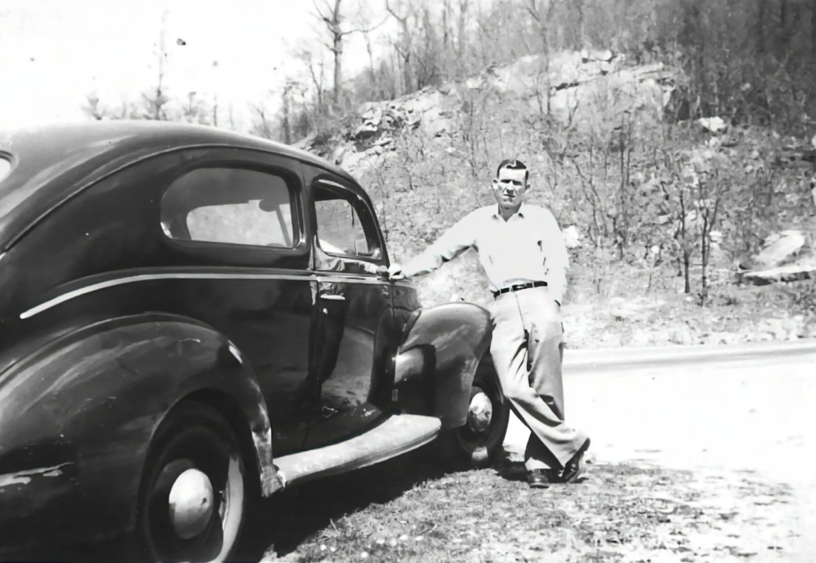 Raymond C. Johnston by car